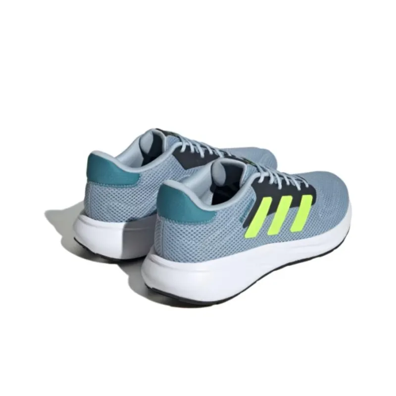 Adidas Response Abrasion Resistant Breathable Low Top Running Shoes Unisex Blue Green-3