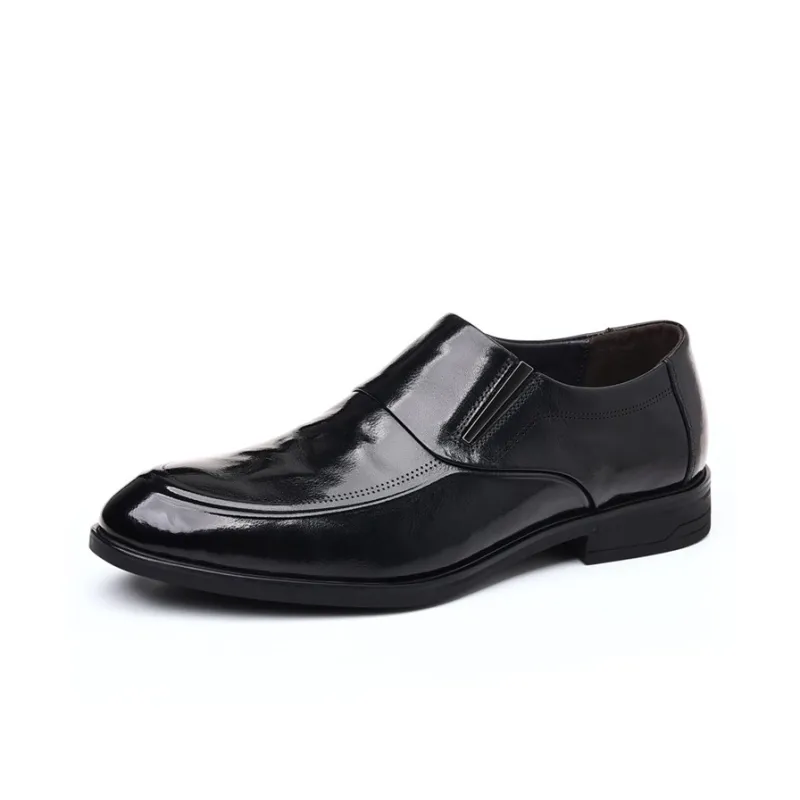 YEDANI Dress Shoes Men Low Top Black/Brown-0