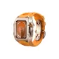 Rose Case, Orange Rubber Strap