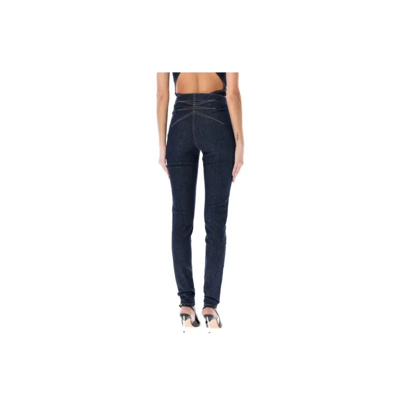 Alaia High Waist Skinny Jeans-1