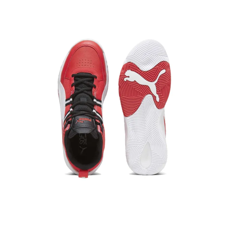 PUMA REBOUND Future NextGen Slip Resistant Low Top Casual Shoes Unisex Red White Black-3