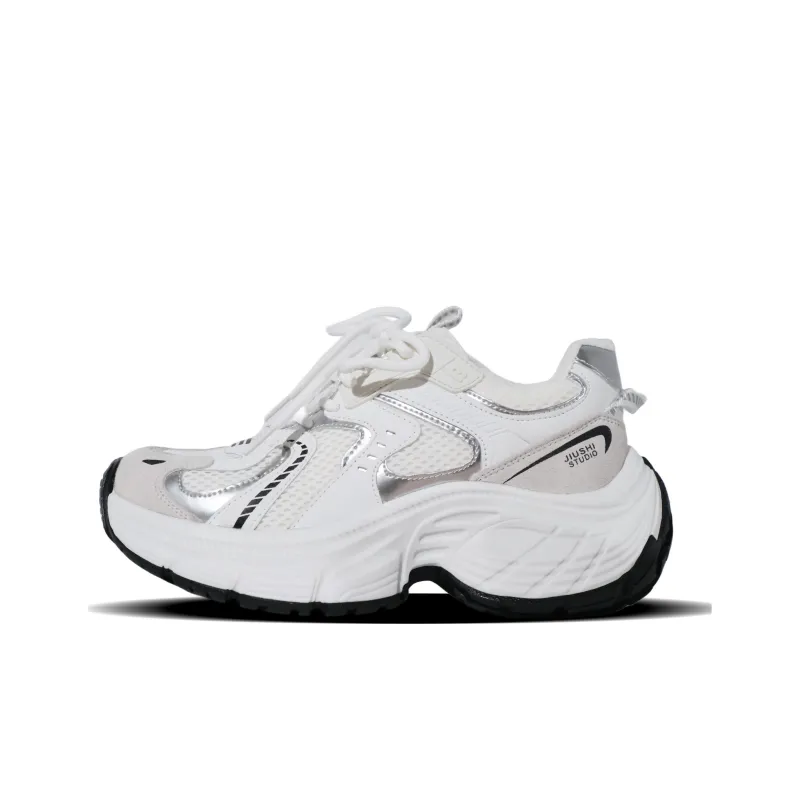 EYGPAP Low Top Chunky Sneakers Women's White-0