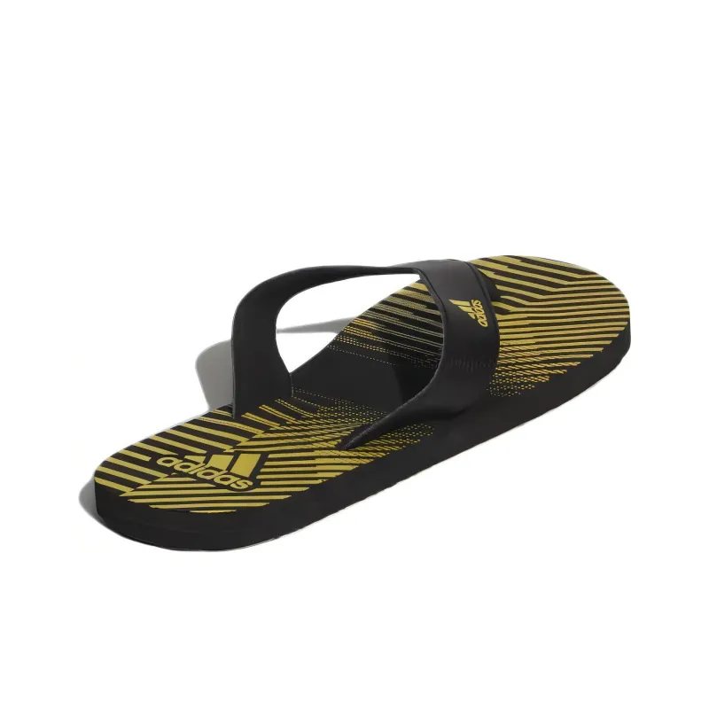 Adidas Swim Beach Print Max Out 19 Slippers Slippers Men's Black Yellow-3