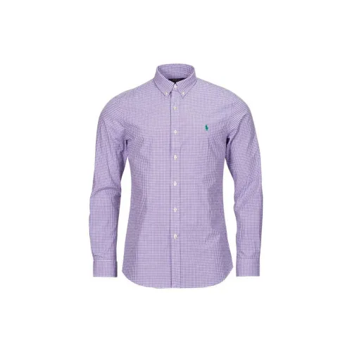 Polo Ralph Lauren Shirts Men Light Purple