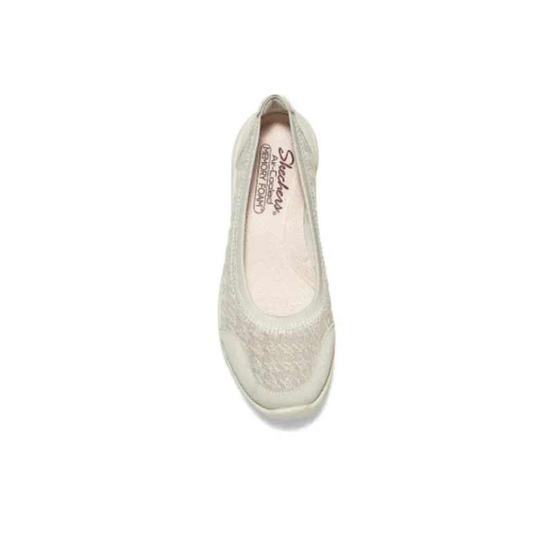 Skechers Arya Cushioned Wear Resistant Breathable Rebound Height Increasing Coverage Low Top Casual Shoes Women's Ivory-2