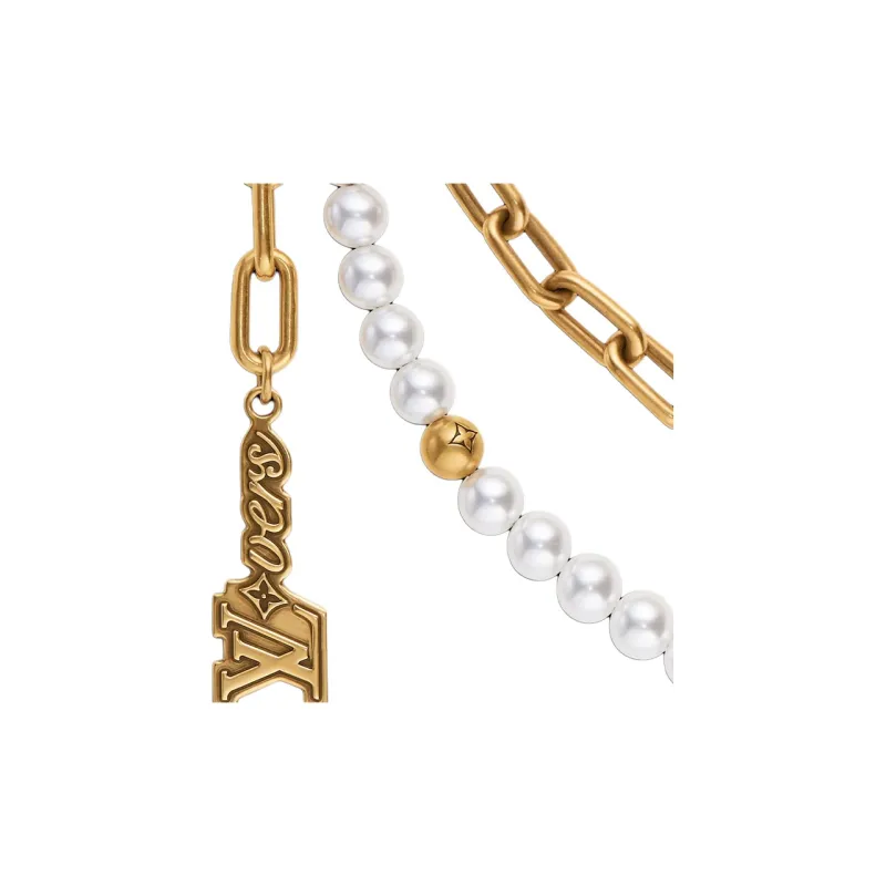 LOUIS VUITTON Metal Bag Strap Women's Gold-3