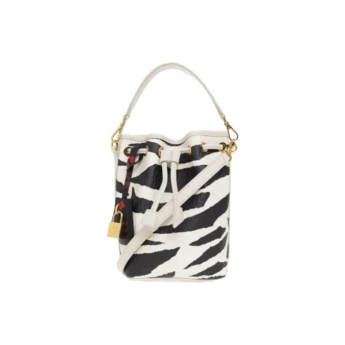 MCM Canvas With Leather Trim Handbag Women's Black