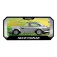 Dynamic Yellow Model Car Display Case (Building Blocks Not Included)