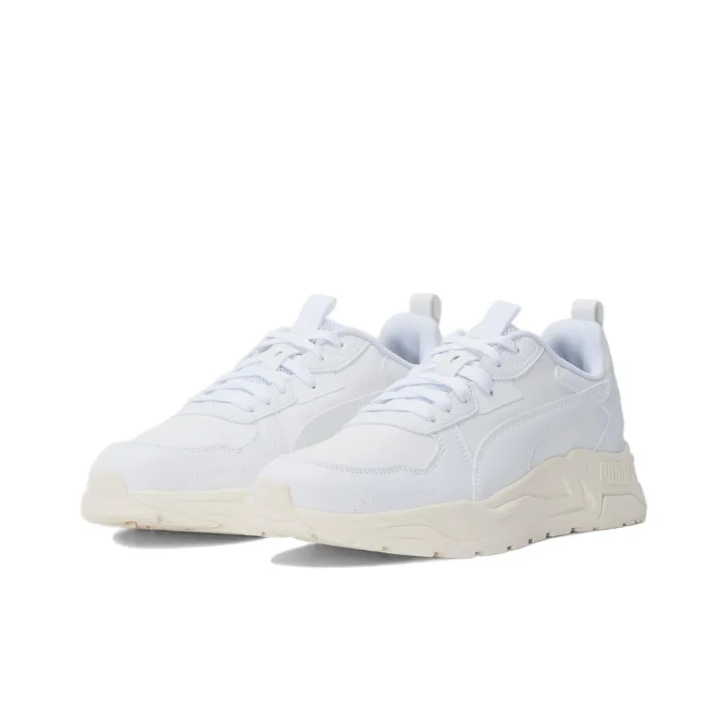 PUMA Trinity Lite SL Cushioning, Slip Resistant, And Abrasion Resistant Low Top Casual Shoes Unisex White-2