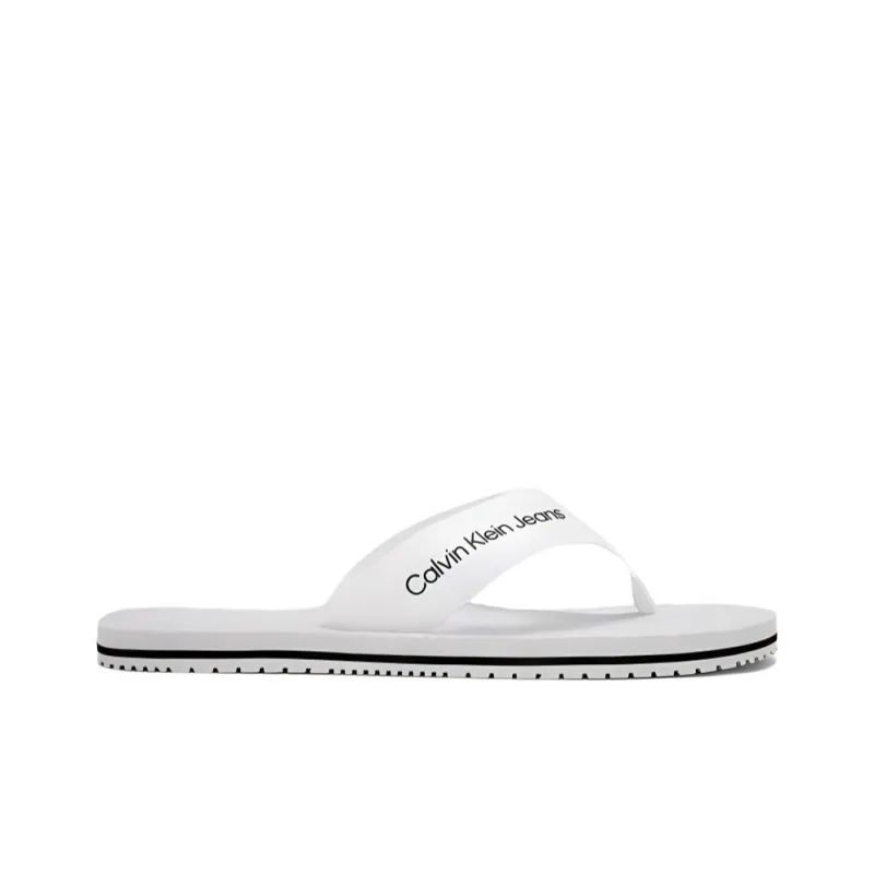 CKJ CALVIN KLEIN JEANS Flip Flops Men's White-1