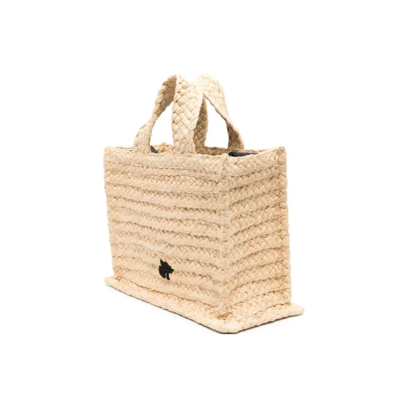 Patou Jp Wovened Small Top Handle Bag-1