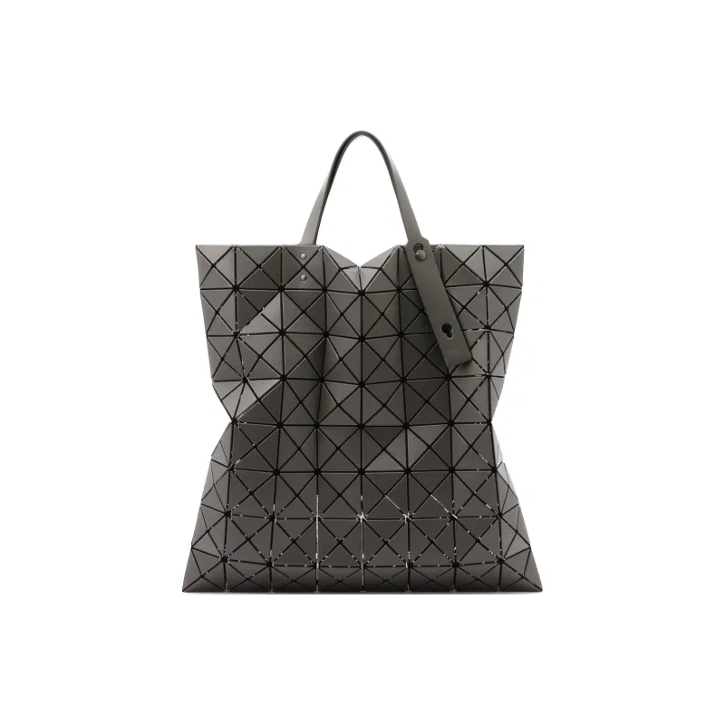 ISSEY MIYAKE Polyvinyl Chloride Resin Tote Bag, Shopping Bag, Handbag, Shoulder Bag Women's Charcoal Gray-0