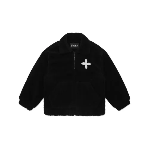 SMFK X Wonderland Cropped Coats Women's Midnight Black