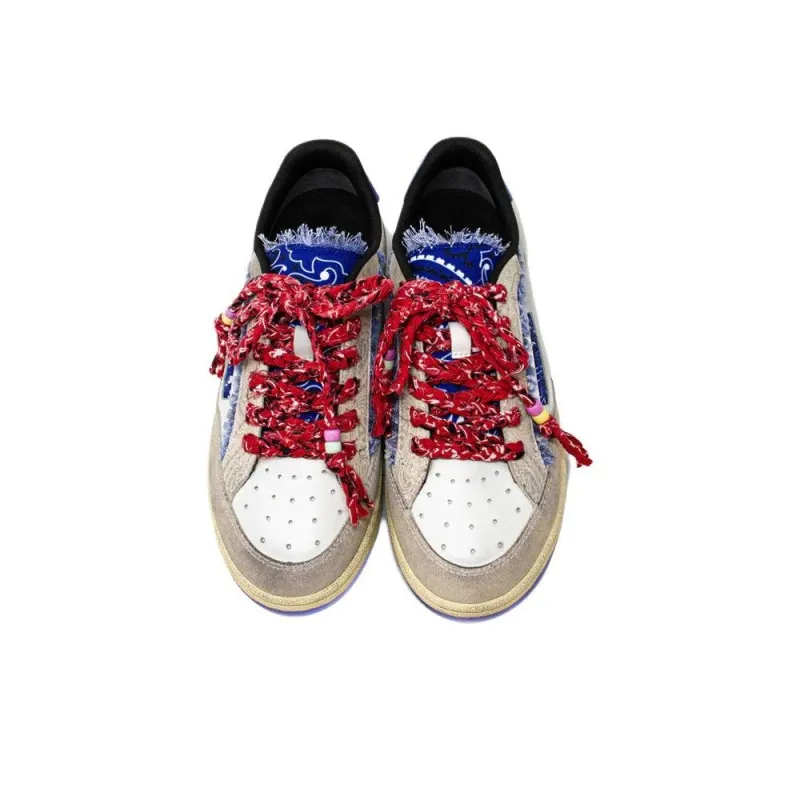 Arizona Love Low-Top Skateboard Shoes Women's Blue Red-3