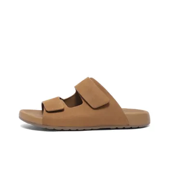 BELLE Slide Slippers Men's Gray Blue Earth Yellow
