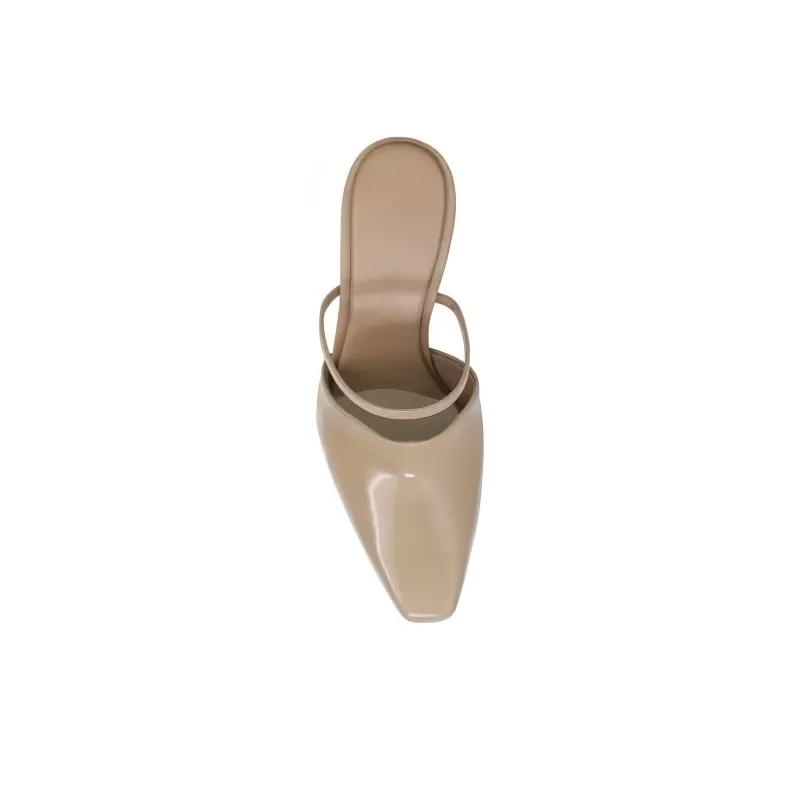 FERRAGAMO Wrap toe Slippers Women's Umber-4