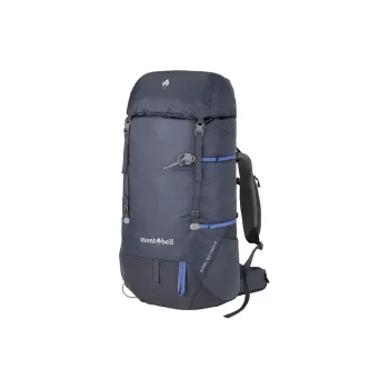MONTBELL Nylon Outdoor Mountaineering Bag, Backpack Unisex Dark Gray