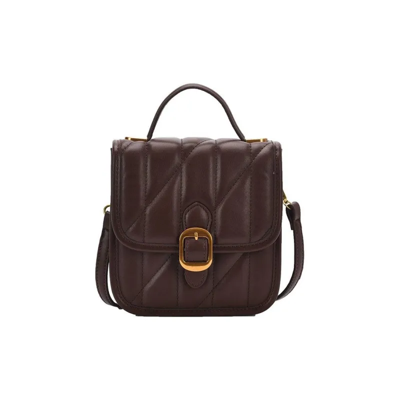 MARKANGARO PU Backpack Regular Women's White/Black/Brown-1