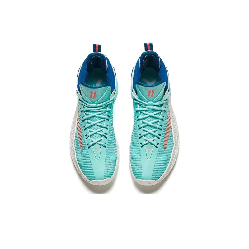 Anta KT9 Cushioning Wear Resistant Low Top Basketball Shoes Men's Blue White-1