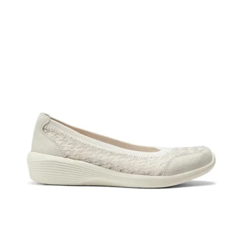 Skechers Arya Cushioned Wear Resistant Breathable Rebound Height Increasing Coverage Low Top Casual Shoes Women's Ivory-1