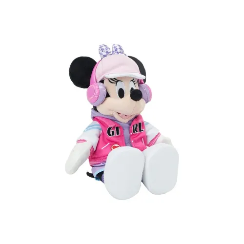 Disney Minnie 2024 Spring Mickey Mouse And Friends Collection Dolls Plush Doll 16.5cm Height