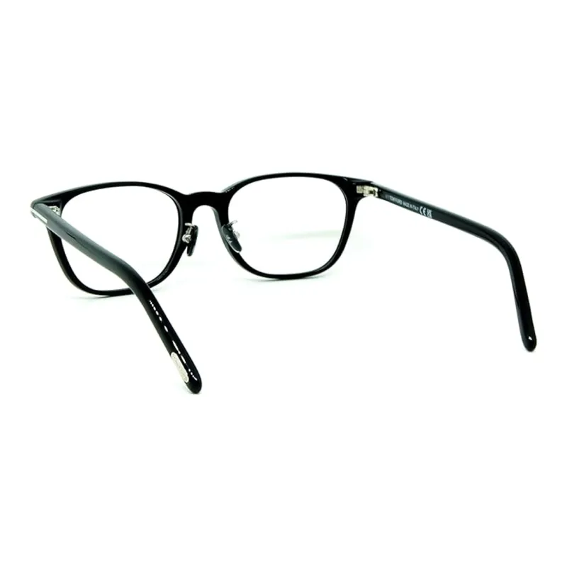 TOM FORD Plastic Rectangular Eyeglass Frames Unisex Black-4