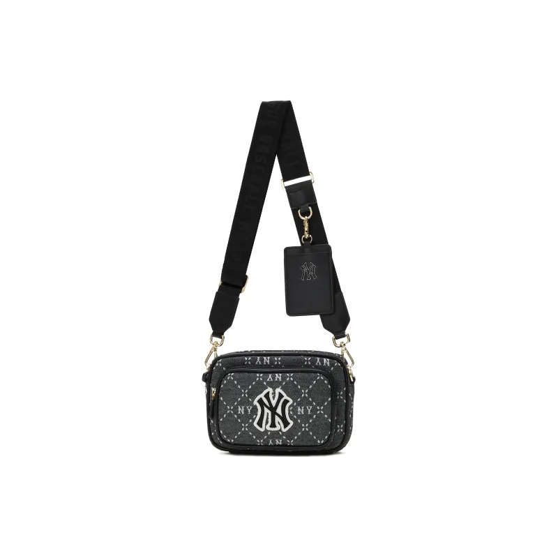 MLB Artificial Leather Combo Bag Camera Bag Shoulder Bag Crossbody Bag Regular Unisex Black-0