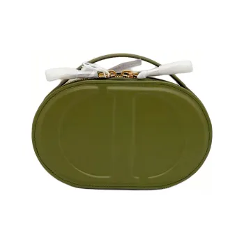 DIOR Cow Leather Crossbody Bag Shoulder Bag Women's Green