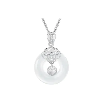 LOVING Chalcedony Jade Necklaces Women's