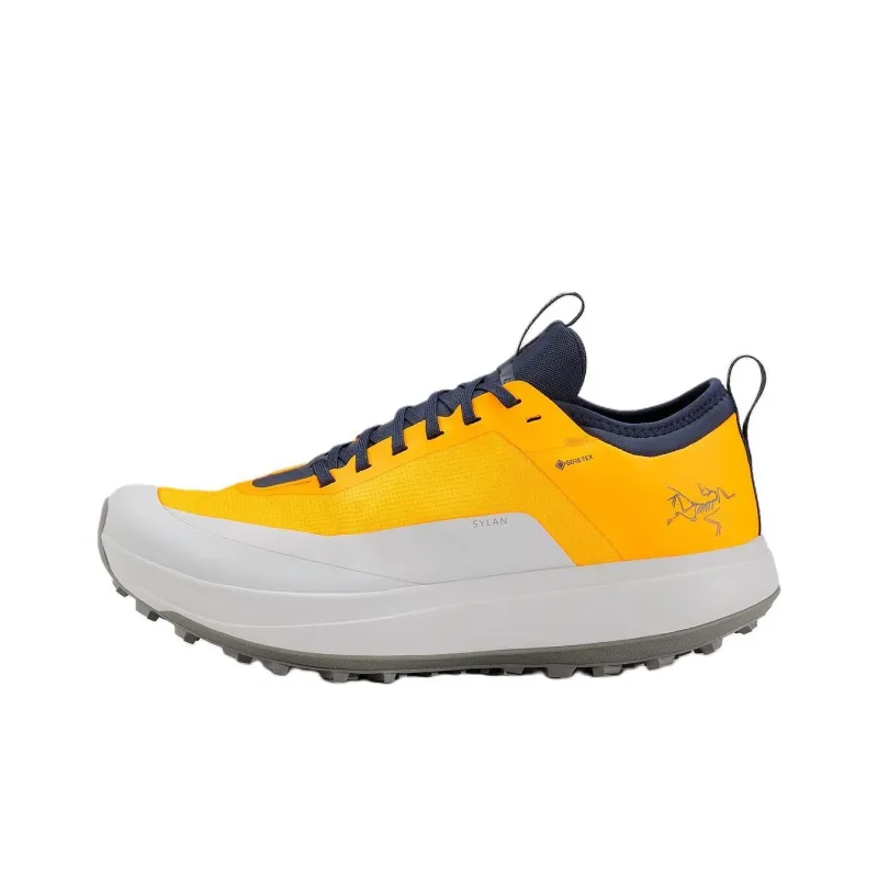 Arcteryx SYLAN Anti-Slip Wear-Resistant Low-Top Running Shoes Men's Orange Gray-0