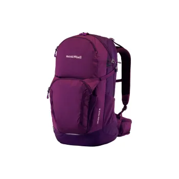 MONTBELL Nylon Outdoor Mountaineering Bag Backpack Regular Women's Mulberry Red