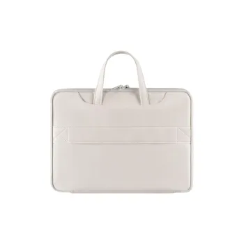 CMLZIUA PU Laptop Bag Regular Unisex White Little Rich Lady