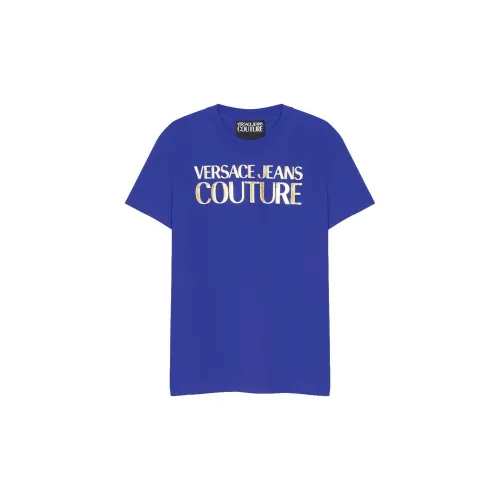 VERSACE JEANS COUTURE T-Shirts Men Blue