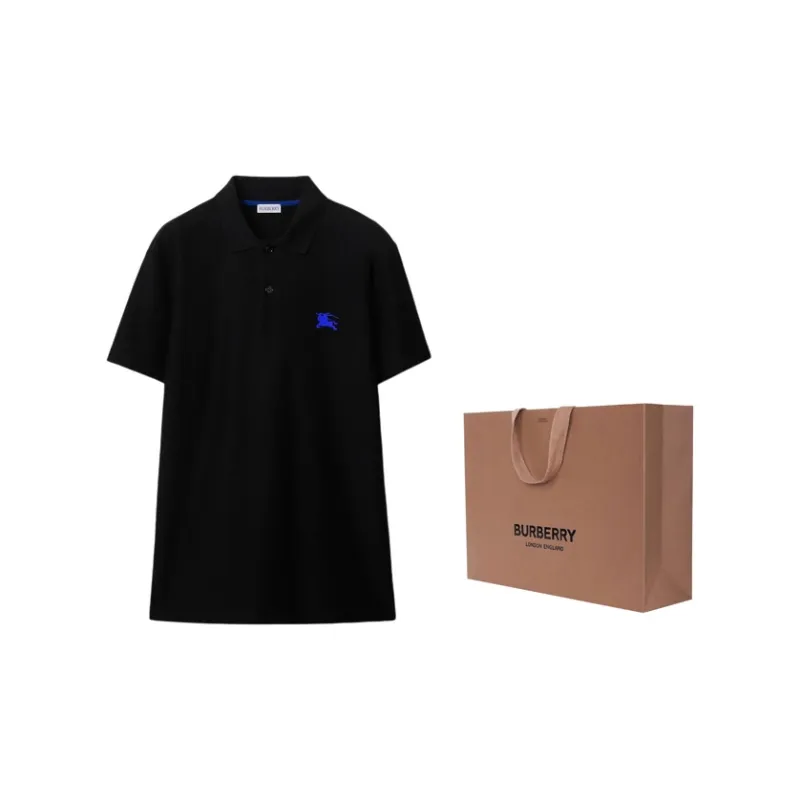 Burberry EKD embroidered Polo Shirt-4