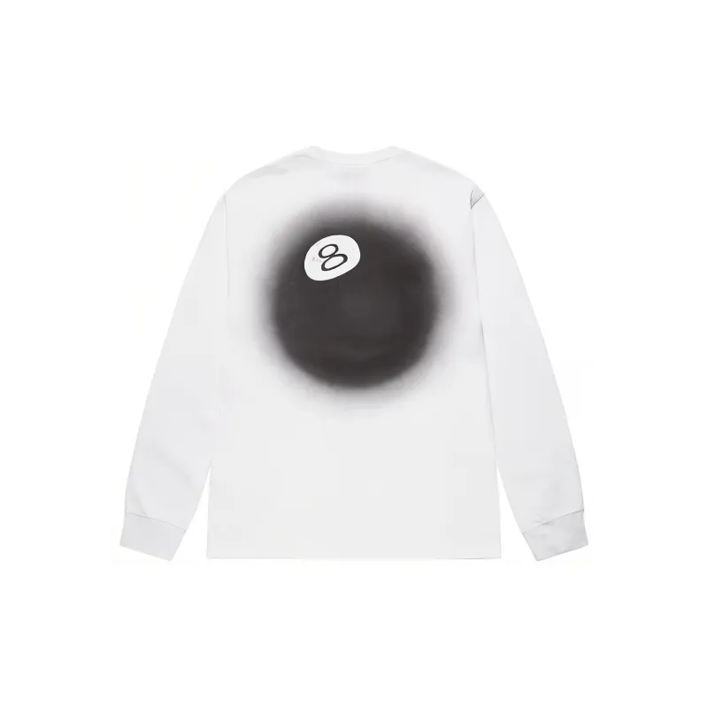 Stussy 8 Ball Fade Long Sleeve Tee-3