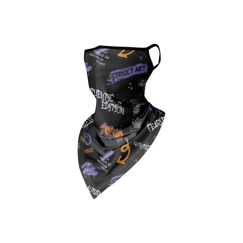GXT Riding Equipment Cycling Face Mask Outdoor Unisex Jacquard Comfort Fabric-2