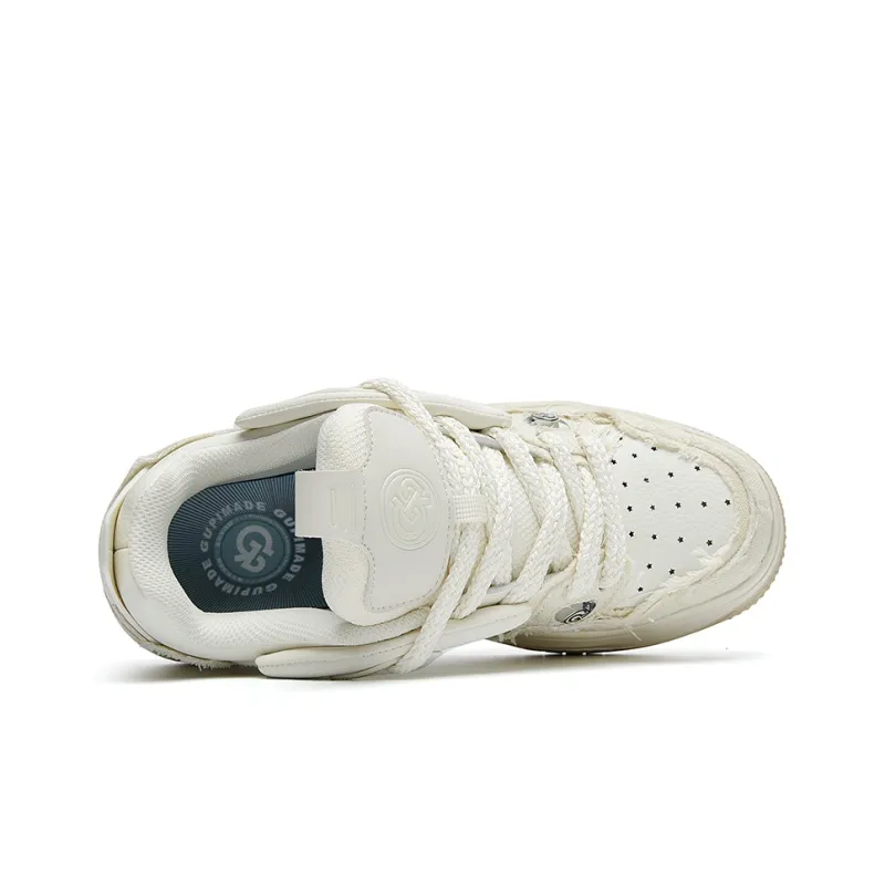 Isolated Manufacturing Coverage Slip-Resistant Breathable Low-Top Skateboard Shoes Unisex-3