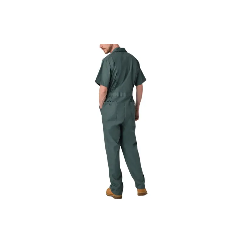 Dickies Short Sleeve Coveralls Jumpsuit Men's Green-1
