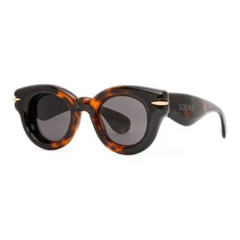 LOEWE Nylon Round Sunglasses Men's Tortoiseshell