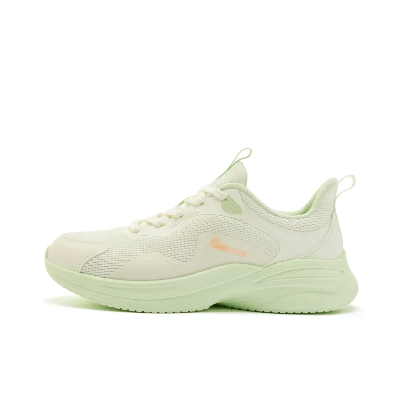 QIAODAN Support Lightweight Low-Top Running Shoes Women's Green-0