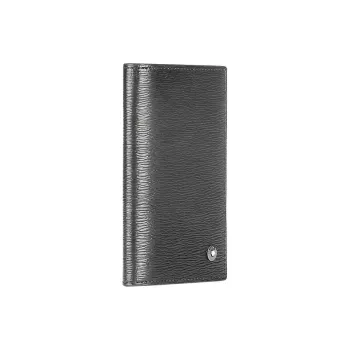 MONTBLANC Leather Card Holder, Wallet Men's Black