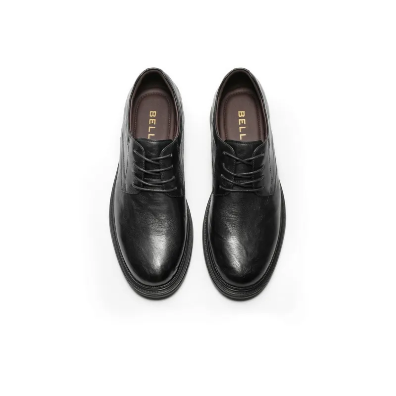 BELLE Dress Shoes Men's Black Coffee-6