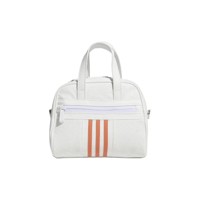 Adidas Polyurethane Artificial Leather Bonded Handbag Women's White-0