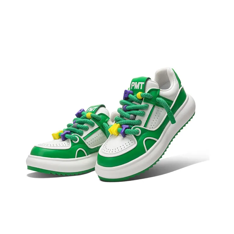 PMT Wear-Resistant Lightweight Height Increasing Low-Top Skateboard Shoes Unisex-26