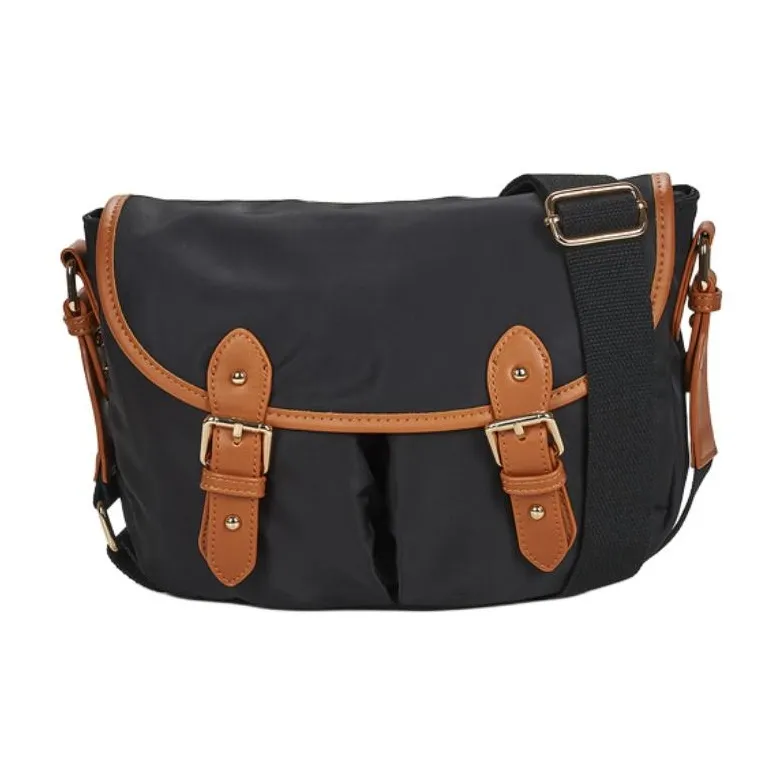 Petite Mendigote Fabric Crossbody Bag Shoulder Bag Women's Black-0