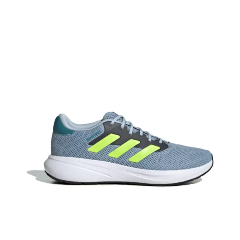 Adidas Response Abrasion Resistant Breathable Low Top Running Shoes Unisex Blue Green-1
