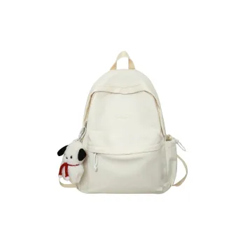 TANGCOOL Nylon Backpack Medium Size Unisex White/Green/Yellow/Purple/Black