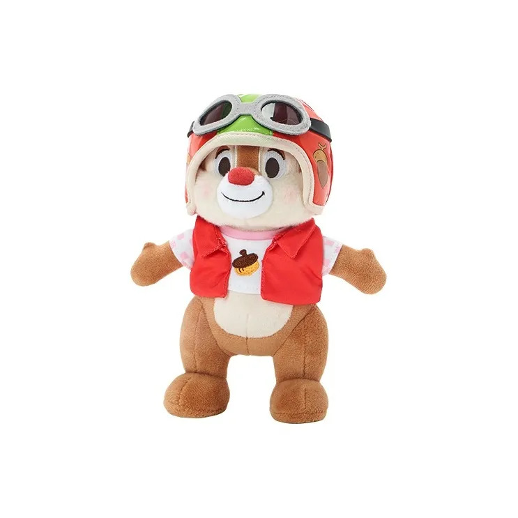 Disney Chip 'N Dale 2024 Spring Mickey Mouse With Skeleton Dolls Plush Doll 18.5cm Height-2
