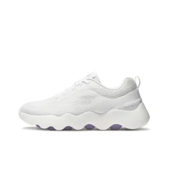 Skechers Go Walk Massage Fit Cushioning Wear Resistant Low Top Casual Shoes Women's White