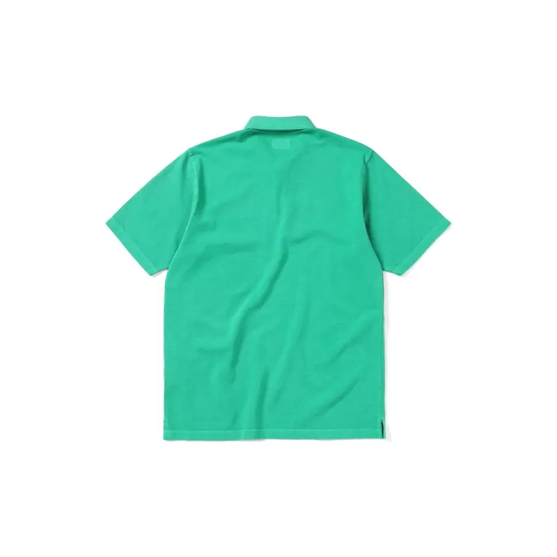 Thisisneverthat SS24 T Logo S/S Jersey Polo Shirt Unisex Green-1